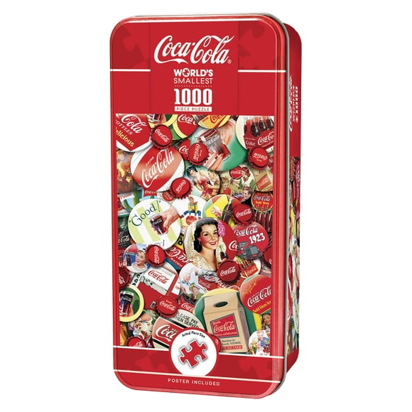 Rompecabezas MasterPieces Coca-Cola 1000 piezas con estuche de hojalata