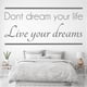thumbnail image 2 of Decomural Live Your Dreams Inspirational WS-42997, 2 of 2
