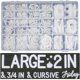 thumbnail image 1 of Letter Board Letters Big Role, 3/4 pulgadas, 2 pulgadas, plástico, 559 unidades, 1 of 9
