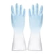 thumbnail image 1 of Guantes de cocina azules, reutilizables, ajustados, multifuncionales, para lavar platos, impermeables, duraderos, para el hogar., 1 of 8