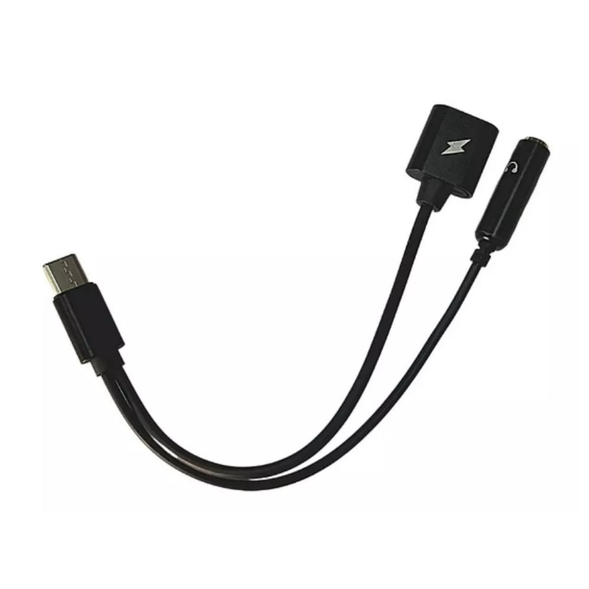 Tomasstore - Adaptador 2 En 1 Puerto Usb Tipo C- Hembra Usb C + Jack 3.5