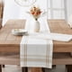 thumbnail image 4 of Camino de mesa DII French Stripe, 14 x 72 pulgadas, cambray blanco, 4 of 9