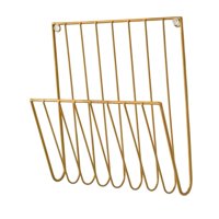 Bothyi - Archivador De Pared Versátil Revistero Para Cartas, Archivos Y Sobres Dorado