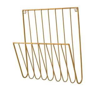 Bothyi - Archivador De Pared Versátil Revistero Para Cartas, Archivos Y Sobres Dorado