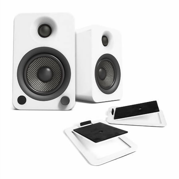 Par de bocinas de escritorio Kanto YU4 con Bluetooth