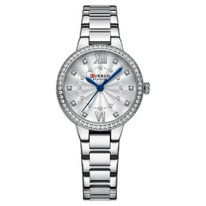 Reloj Analogo Plateado Curren 9085_1