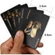 thumbnail image 4 of Baraja Naipe Carta Ingles Negras Plástica Póker Premium, 4 of 9