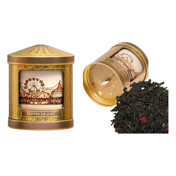 Te Basilur Lata Musical Festive Navidad Dorada, 75 Gr Hojas