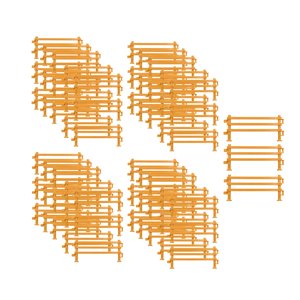 Bothyi - Juego De 60 Vallas De Granja En Miniatura Para Decoración De Micropaisaje