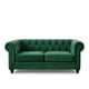 thumbnail image 2 of Sofa Florencia 2C Tela Velvet Verde, 2 of 6
