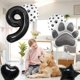thumbnail image 4 of Antwhale Set de Globos con Huella de Pata de Mascota y Número de 32\", 4 of 4