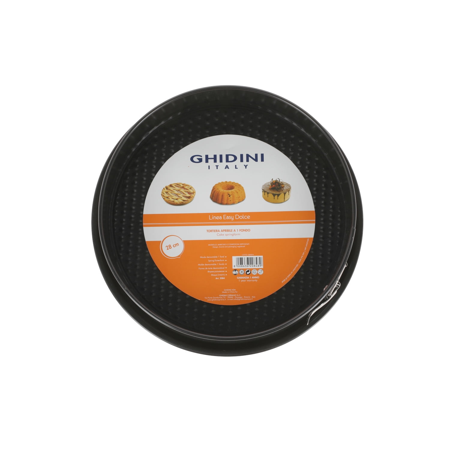 Ghidini - Molde Desmontable Antiadherente Un Fondo 28cm