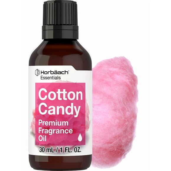 Aceite aromático Horbäach Cotton Candy 30 ml para difusores, vela