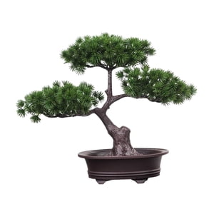 Bothyi - Planta De Maceta De Árbol De Bienvenida Artificial Bonsai Versátil Para Hall Vestibule Style A