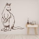 thumbnail image 2 of Decomural Sitting Kangaroo Wild Animals WS-17671, 2 of 2