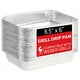 thumbnail image 1 of 20 Pack 8.5"x 6" Aluminum Foil Grease Tray, Disposable Drip Tray, Oil Cup Liner, Compatible With Weber Q/Pulse/Traveler Grill/Spirit Gas I&II/Genesis Gas/Genesis II 200&300, 1 of 4