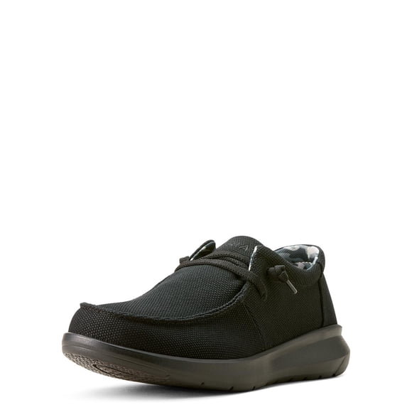 Zapatos ARIAT Hilo para hombre, negros, sin cordones, talla 10.5