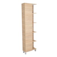Fmfurniture - Mueble Baño 1 Puerta Fm-002C Café Claro