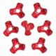 thumbnail image 1 of Kits y suministros para manualidades con perlas, color rojo navideño, en forma de triple, 1000 unidades, 1 of 1