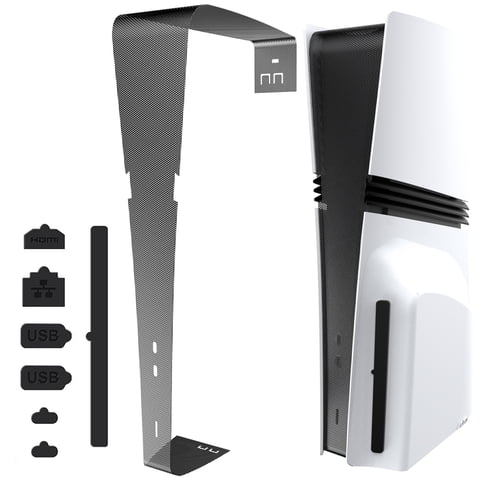 Genérico - Tapa Protectora Antipolvo Para Puertos De Consola De Juegos Ps5 Pro-Negro