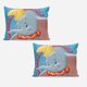 thumbnail image 2 of Dumbo 3-Piece Bedding Set For Kids Boys Girls Adult Cartoon Warm Cute Fashion Holiday Present Gift Bed Sheets, 2 of 5