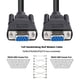 thumbnail image 5 of Cable serie DTech DB9 RS232 hembra a hembra, módem nulo de 10 pies, 5 of 7