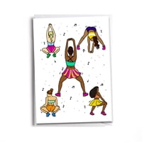 Sole Inspired - Tarjeta De Cumpleaños Inspirada En Shake It And Twerk Dancing