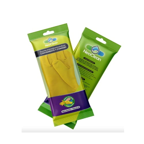 Guantes De Látex Neoclean Talla M – Par De Guantes Desechables