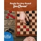 thumbnail image 5 of Checker Pieces WE Games de madera con bolsa de almacenamiento, 24 unidades, color rojo y negro, 5 of 9