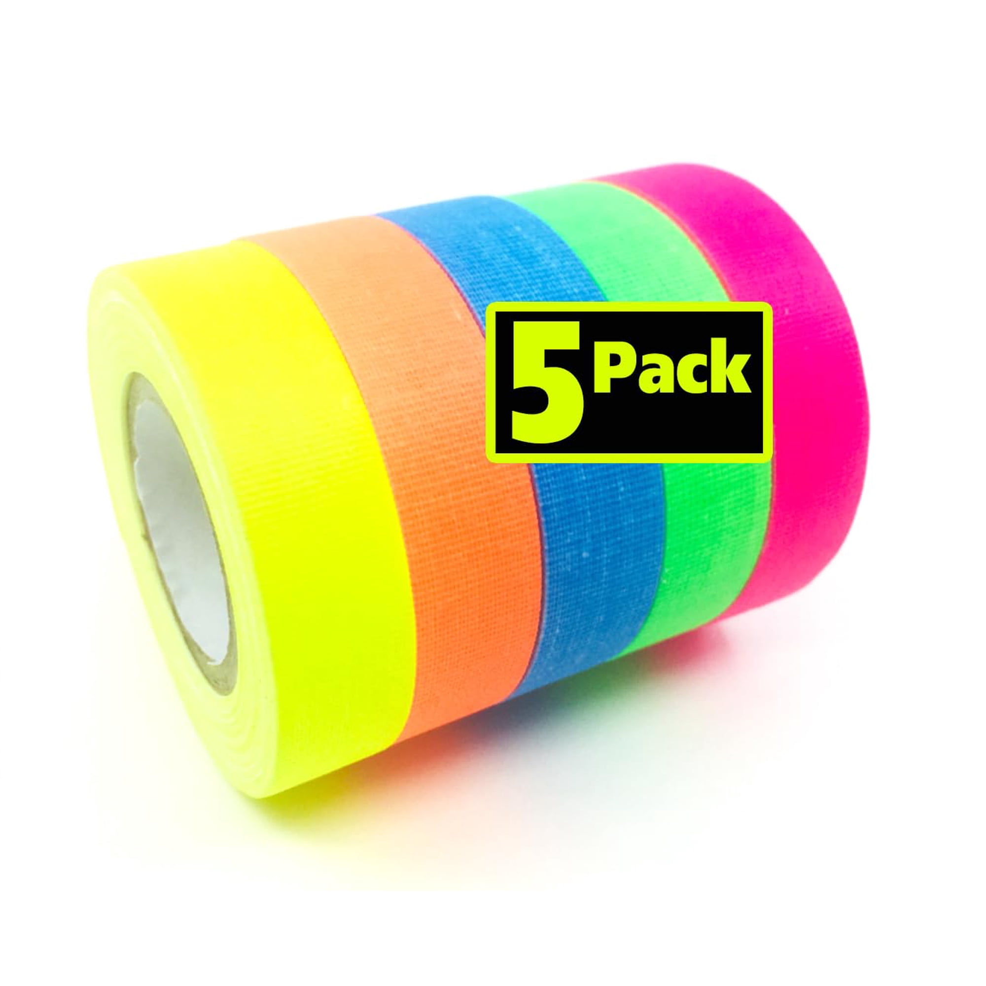 Spike Tape Gaffer Power, 5 Colores Brillantes De Neón, Fabricada En Ee. Uu.