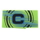 thumbnail image 2 of Capitán Brazalete Fútbol Fútbol Deportes Armas ajustables Brazo Verde Brillante, 2 of 5