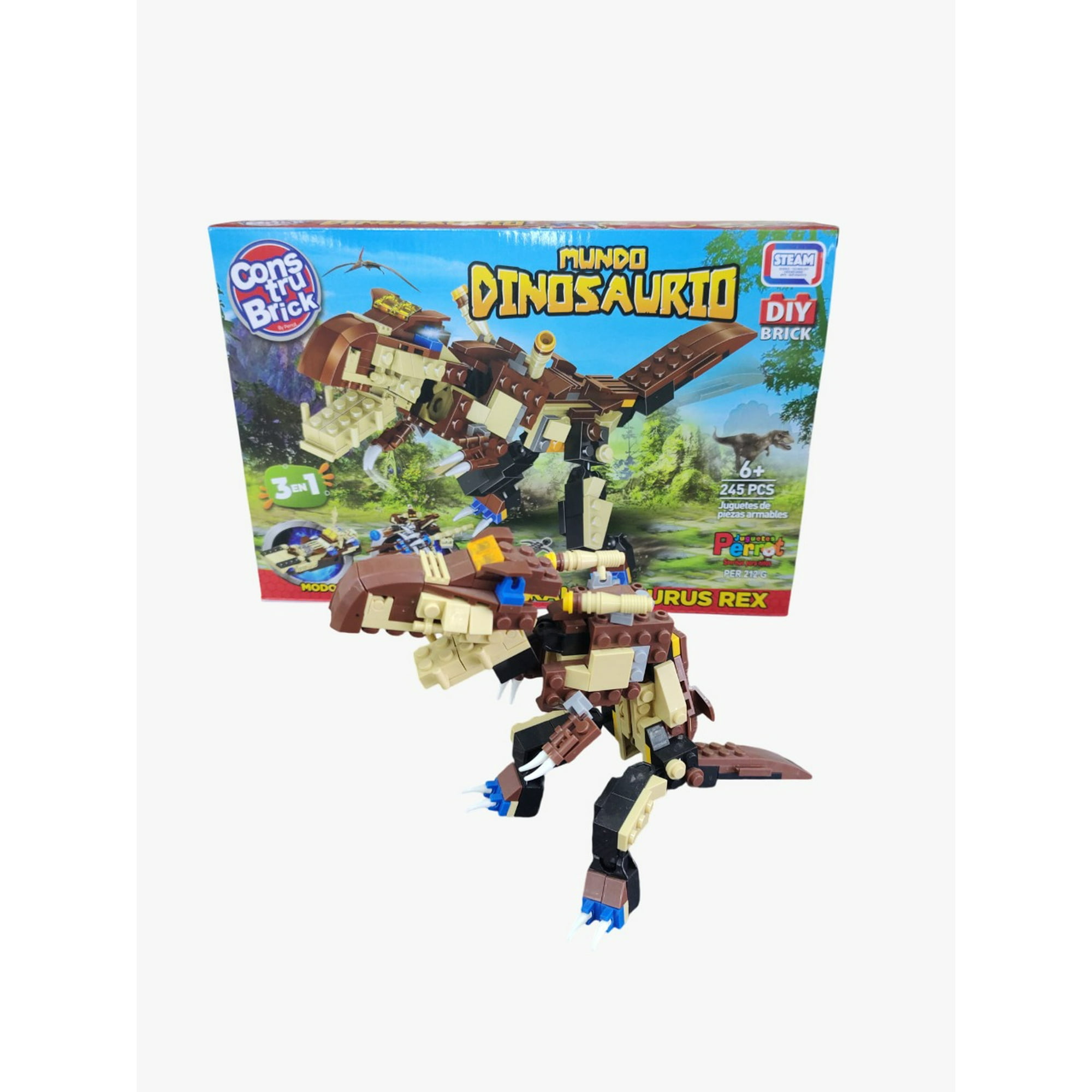 Juguetes Perrot - Construbrick Mundo Dinosaurio Tirannosaurus Rex