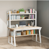 A22 - Escritorio Moderno Con Repisas 147X120X60X72