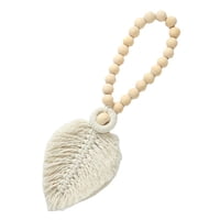 Bothyi - Alzapaños De Cortina De Macramé Decoración Para El Hogar Retenciones Hechas A Mano Casa De Campo Con Cuentas