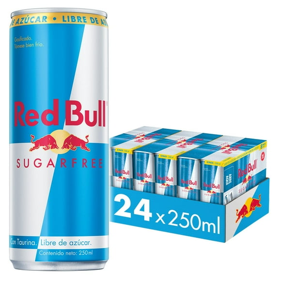 Red Bull Bebida Energética Pack 24 Latas Sin Azúcar 250Ml