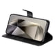 thumbnail image 3 of Funda tipo cartera para Samsung Galaxy S25 Ultra con bolsillo con cremallera y ranuras para tarjetas – Función de soporte Negro, 3 of 6