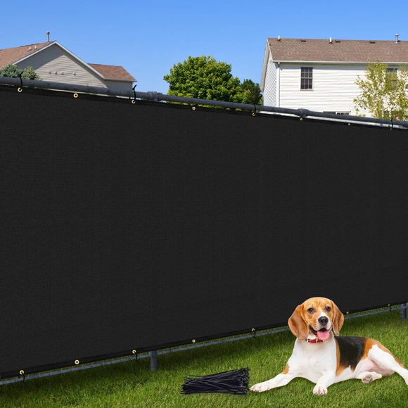 Cerca Cisvio 1,8 m x 15 m Pantalla de Privacidad Negra 90 %