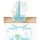 thumbnail image 2 of Jaula Transportadora Para Hamsters Ornamental Celeste, 2 of 4