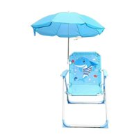 Babyluna - Silla Plegable Para Niños Con Sombrilla Para Camping Delfín