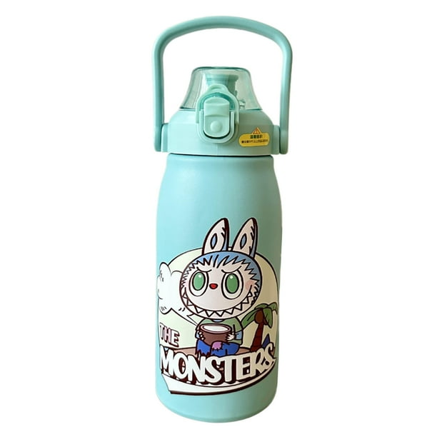 Vaso Térmico 1,2lts, Labubu, Reutilizable, Para Café, Botella Térmica Para Hombres Y Adultos, Color Verde