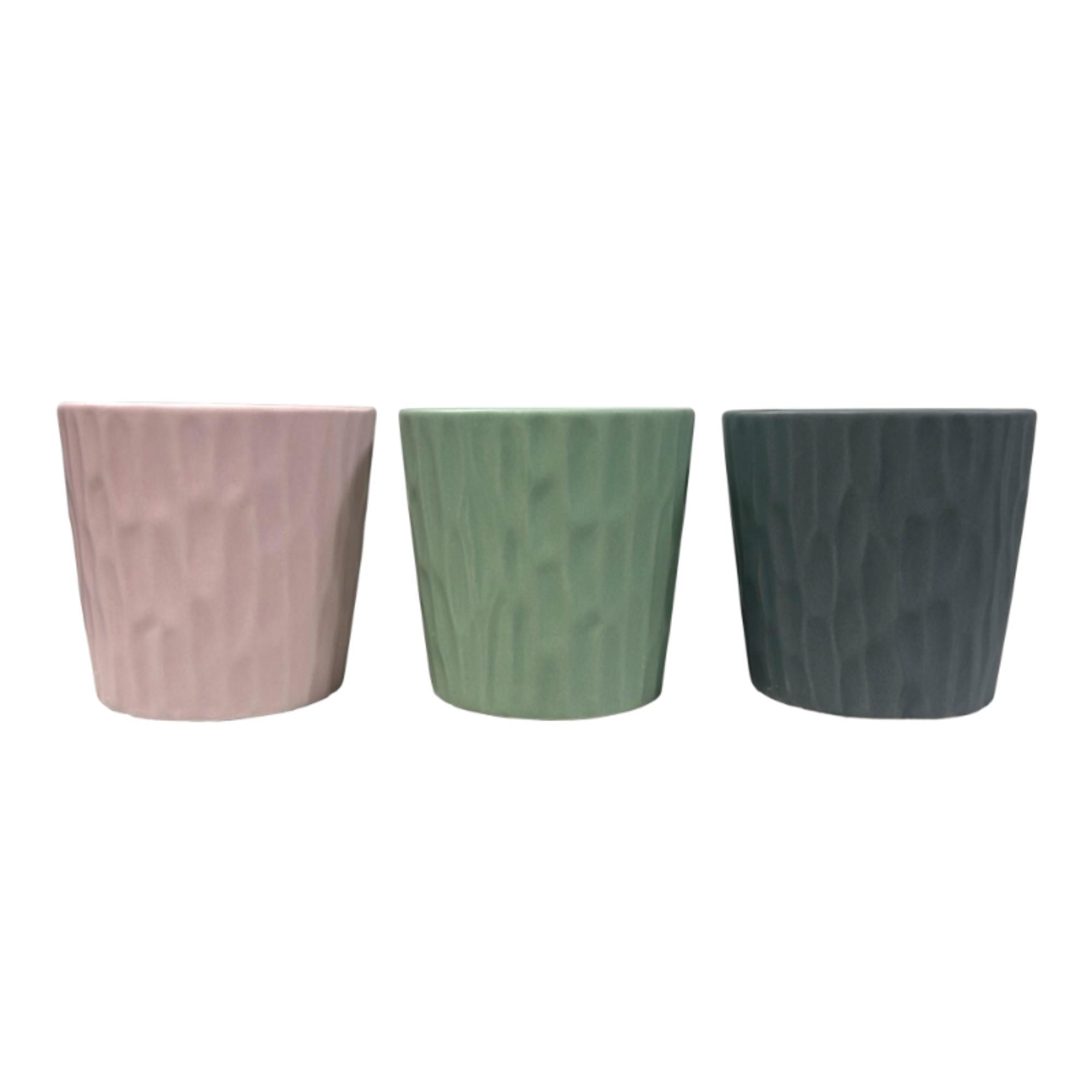 Macetero De Ceramica Circular 13 Cm, Color Surtido, 1 Un Expert Gardener