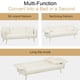 thumbnail image 2 of 70.1 "futon sofa bed, convertible double sofa bed with folding armrests for living rooms and small Spaces, 2 of 3