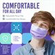 thumbnail image 3 of Mascarilla facial Medtecs Kids desechable, 50 unidades, 3 capas, color morado, 3 of 7