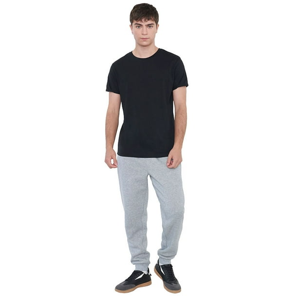 Buzo Hombre Jogger Gris Melange Corona