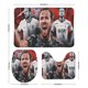 thumbnail image 2 of Harry Kane Juego de 3 alfombras de baño de coral fleece: tapete de baño + alfombra de inodoro en forma de U + funda de tapa de inodoro en forma de O, 2 of 6