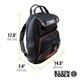 thumbnail image 3 of Mochila Bolsa de Herramientas KLEIN TOOLS 35 Bolsillos Negro/Naranja/Gris, 3 of 9