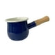 thumbnail image 2 of Mini Cacerola Para Salsa De 17 Oz Con Mango De Madera Para Calentar Leche, Derretir Mantequilla, Café, Azul, 2 of 5
