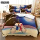thumbnail image 1 of Snowman couple Bedding Duvet Cover Set Digital Printing Bed Linen Fashion Design Comforter Cover Bedding Sets Bed Set Bed Sheets, 1 of 5