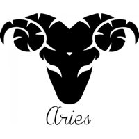 Rienda Libre Graphics - Decomural Aries Ram Star Sign Zodiac Star Signs Ws-32924