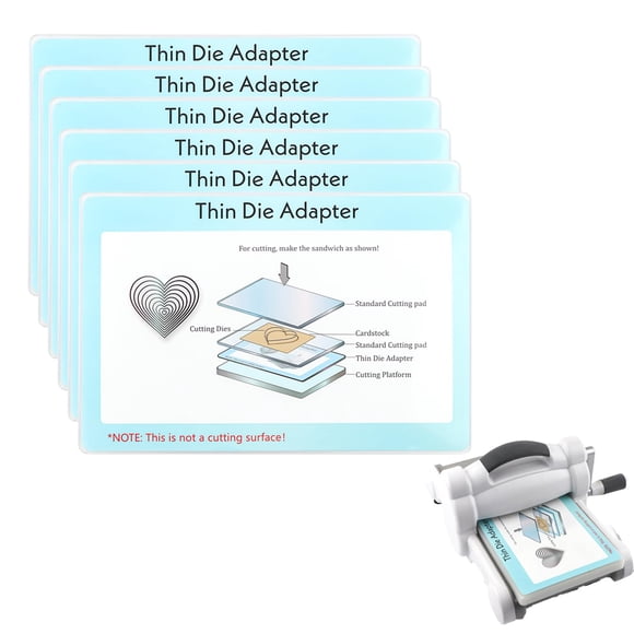 Adaptadores BAOFALI de plástico PC, 6 piezas, 22,8 x 15,4 cm